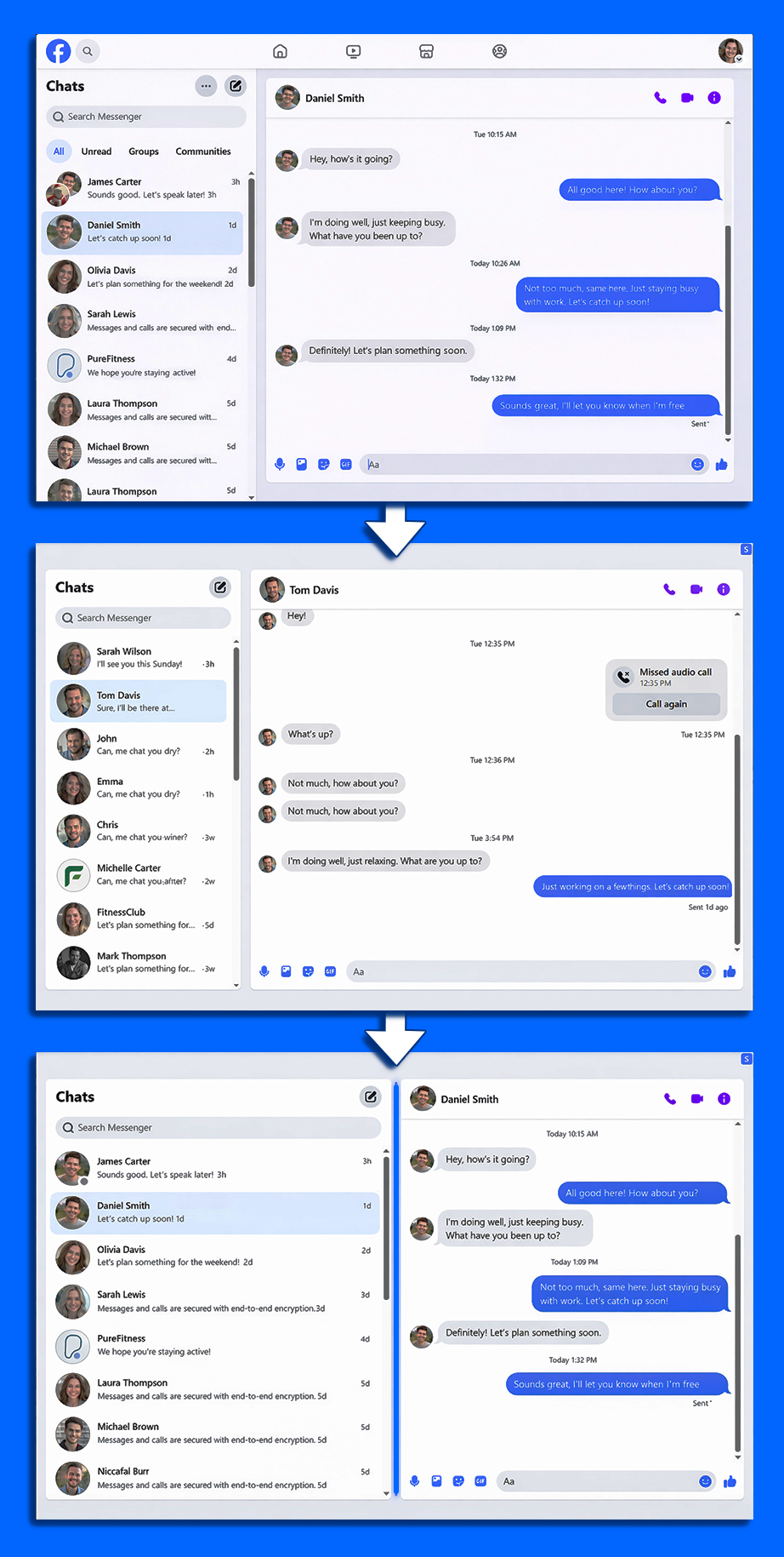 SimpleUI preview on Facebook Messenger